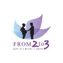 From 2 to 3 logo