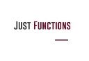 Just Functions logo
