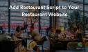 Add Restaurant Script To Your Restaurant Website logo