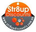 STR8UP DISCOUNTS logo