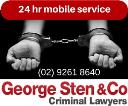 Criminal Lawyers Sydney George Sten & Co logo