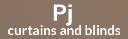 PJ Curtains and Blinds logo
