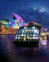 Premium Vivid Sydney Glass Boat Dinner Cruise image 1