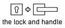 The Lock and Handle logo