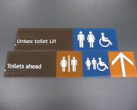 Accessible Toilet Signage - Braille Options image 2