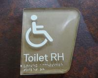 Accessible Toilet Signage - Braille Options image 3