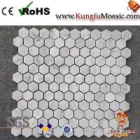 Bianco Carrara Mosaic tiles China factory image 7