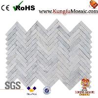 Bianco Carrara Mosaic tiles China factory image 4