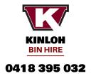Kinloh bin hire logo