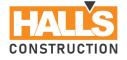 Halls Construction logo