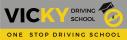Vicky Driving School logo