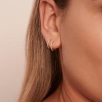 by charlotte - Silver Stud Earrings image 2
