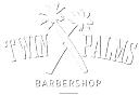 Twin Palms Barbershop logo