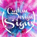 Custom Design Signs logo