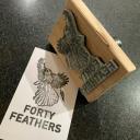 Forty Feathers logo