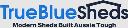 True Blue Sheds Darwin logo