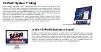 1G Profit System AU image 4