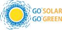 Go solar Go green logo