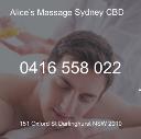 Alice’s Massage Sydney CBD logo
