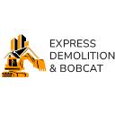 Express partial demolition and bobcat logo