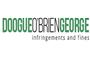 Doogue O'Brien George infringement and fines logo