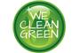 Green carpet cleaning logo