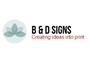 B & D Signs logo