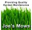 Joe's Mows logo