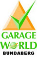 Bundy Sheds & Garage World logo