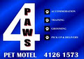 4 Paws Pet Motel logo