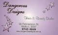 Dangerous Designs Hair & Beauty Studio logo