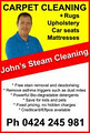 John's Steam Cleaning logo