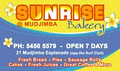 Sunrise @ Mudjimba Bakery logo