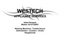 WESTECH Appliance Services logo