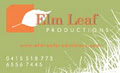 Elm Leaf Productions logo