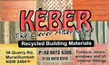 Keber Recycled Building Materials logo