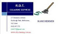 R.D.T. Cleaning Services logo