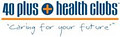 40 Plus Health Clubs logo