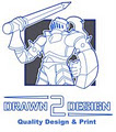 Drawn 2 Design logo