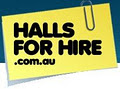 Halls For Hire logo