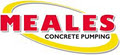 Meales concrete pumping logo