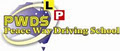 P.W Driving School logo