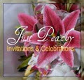Just Peachy Invitations & Celebrations logo