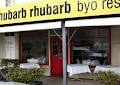 Rhubarb Rhubarb Cafe Restaurant logo