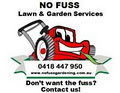 No Fuss Lawn & Garden Services logo
