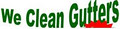 We Clean Gutters logo