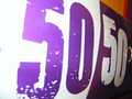 50-50 SKATE SHOP logo