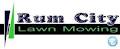 Rum City Lawn Mowing logo