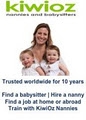 KiwiOz Nannies & Babysitters logo