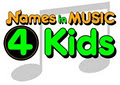 Names in Music 4 Kids logo
